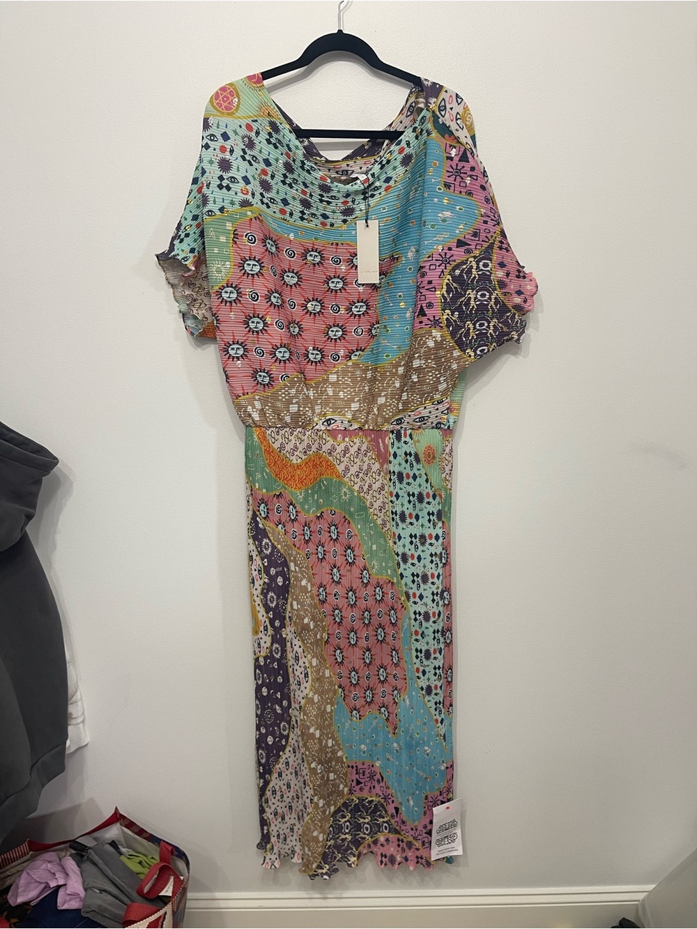 NWT Never Fully Dressed Tilly Short-Sleeve Off-Shoulder Maxi Dress size XL - Picture 7 of 8